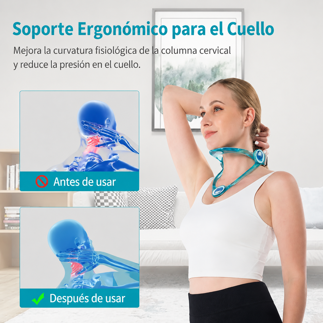 Necksturix: Soporte Cervical 360°